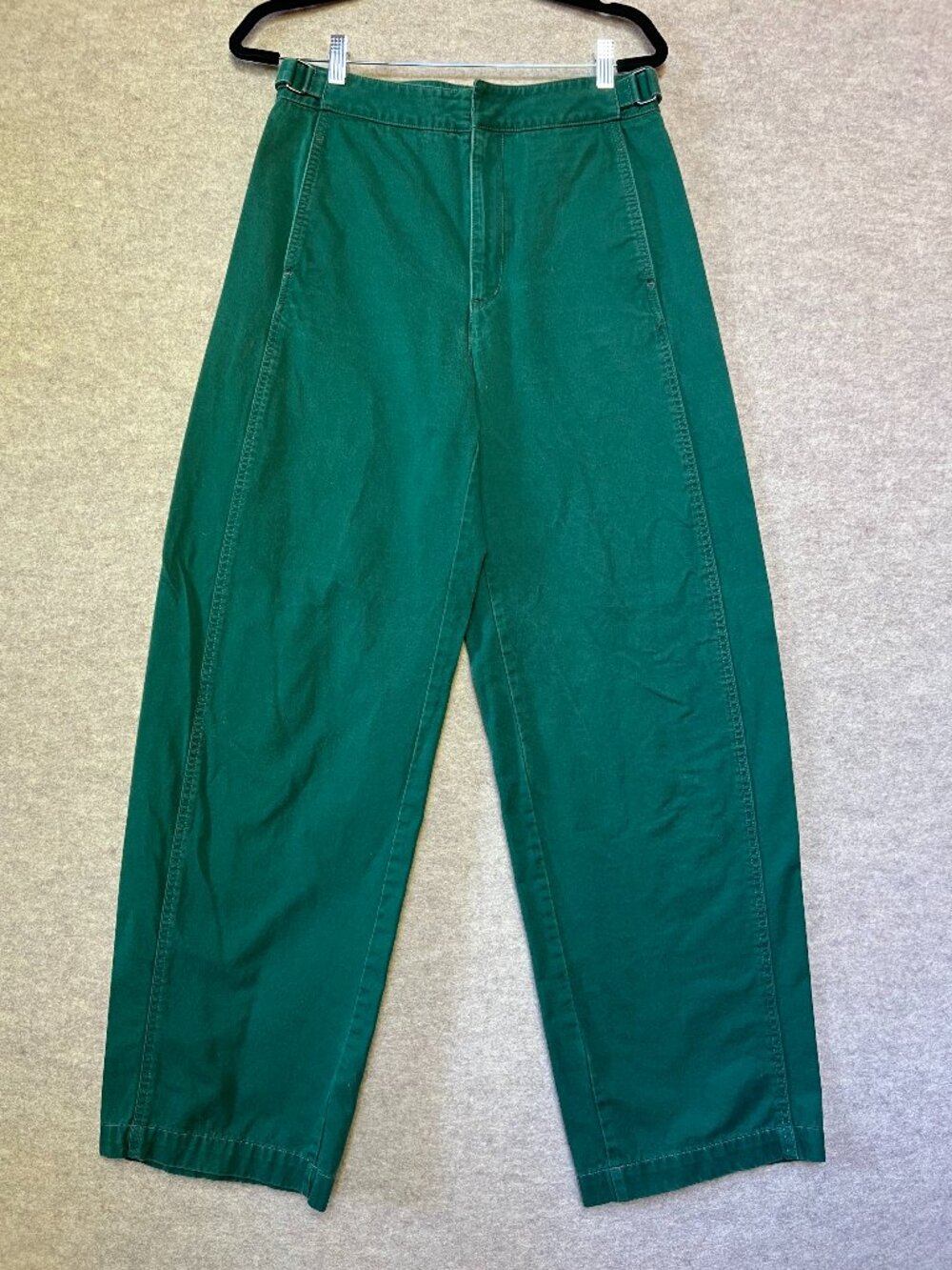 Uniqlo U Wide-Leg Green Pants, Size 32